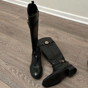 Leather boots Tory Burch